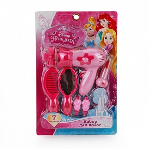 Набор аксессуаров для девочек – Принцессы, с феном (Играем вместе, B783457-R1sim)